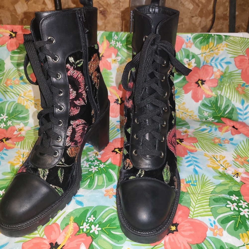 EUC Christian Louboutin Leather Boots Size 42